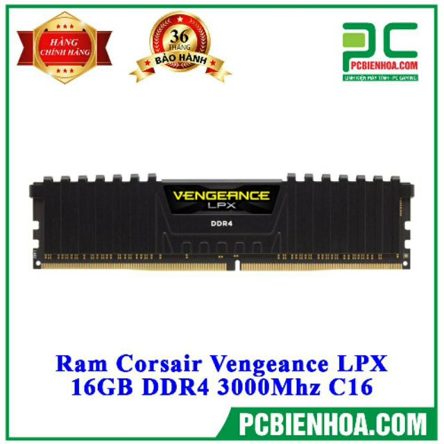 [Mã ELMS05 giảm 5% đơn 300k]RAM CORSAIR VENGEANCE LPX 16GB DDR4 3000MHZ C16 | BigBuy360 - bigbuy360.vn