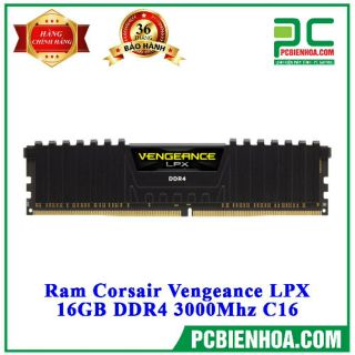 RAM CORSAIR VENGEANCE LPX 16GB DDR4 3000MHZ C16