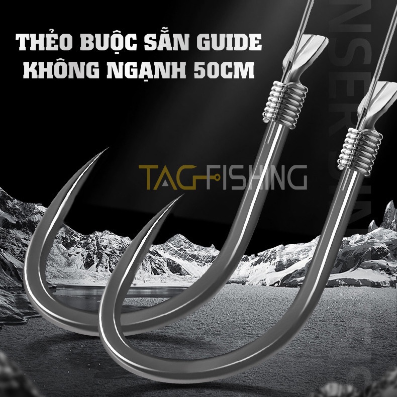 Thẻo Buộc Sẵn Guide Không Ngạnh ( 50cm - 10 bộ )