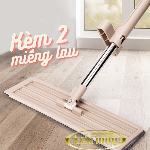 Chổi lau nhà thông minh , cây lau nhà cửa tự vắt Asia Mop với đầu xoay 360 độ tiện dụng T1