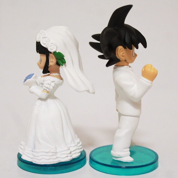 Mô hình Dragon Ball nhân vật Chú rể SonGoKu và Cô dâu Chi Chi trong 7 Viên Ngọc Rồng - 0VI5