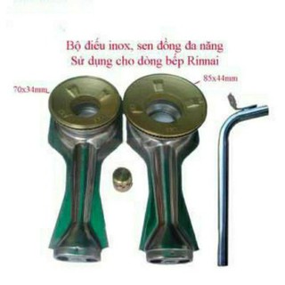 Bộ mâm họng đầu hâm điếu chia lửa bếp gas rinnai 660g, 367, 365,375,377