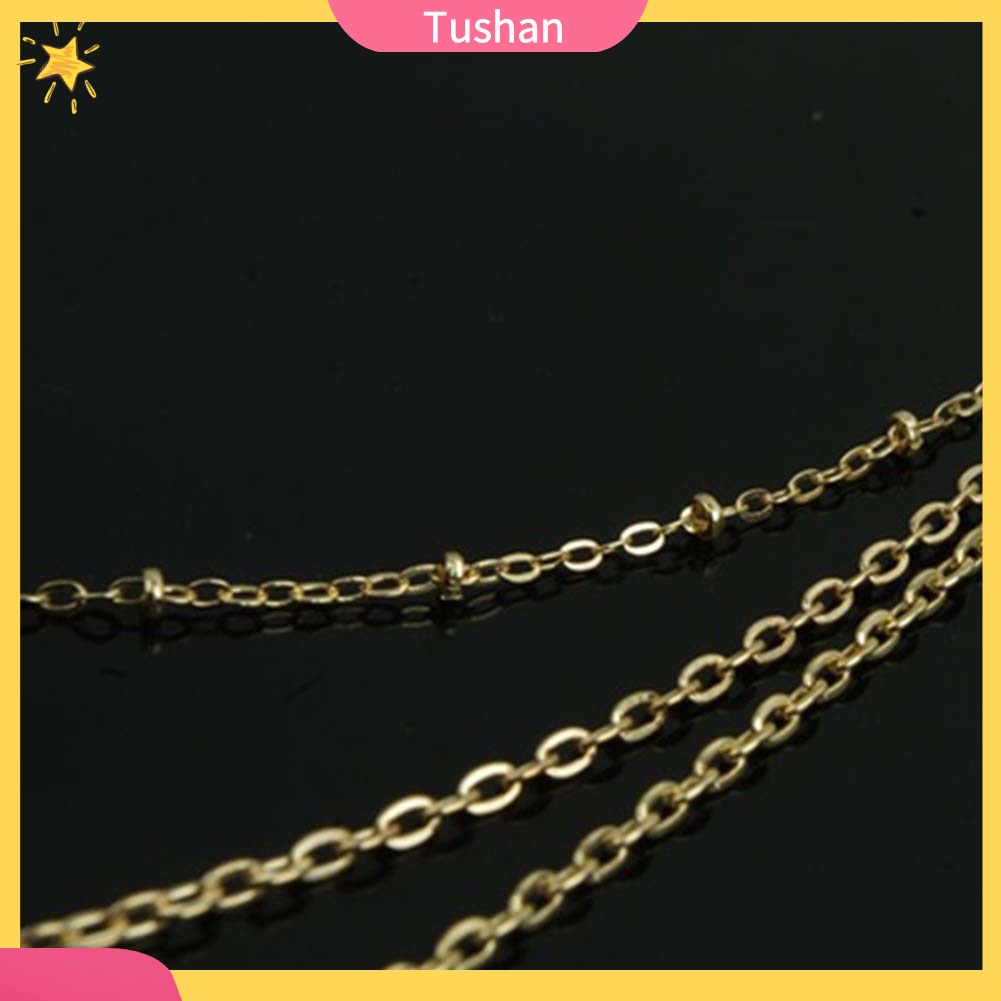 Dây Chuyền Hợp Kim 3 Lớp Mặt Tròn Thời Trang Cho Nữ