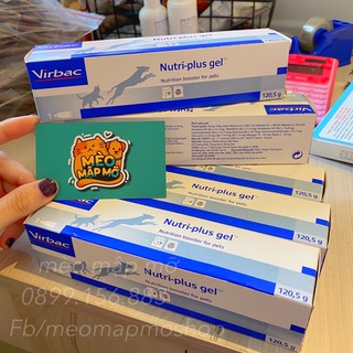 NUTRI PLUS GEL VIRBAC -gel dinh dưỡng cho chó mèo phục hồi sức khoẻ , tăng đề kháng