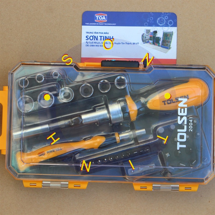 Bộ tô vít đa năng 42 món 20041 42pcs bits &amp; sockets set