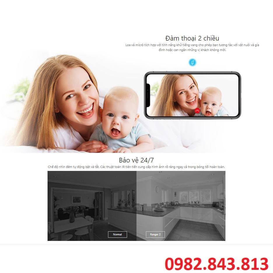Camera IMOU wifi,Camera IMOU Ranger 2 A22EP 2MP, A42P 4MP,C22EP–Hàng chính hãng BH 24T