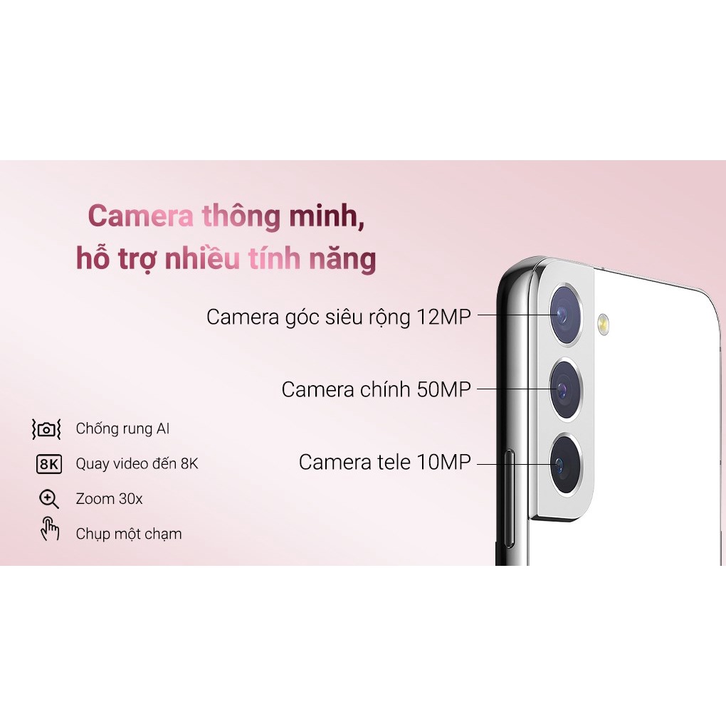 Điện thoại Samsung Galaxy S22 5G Hàng Chính Hãng