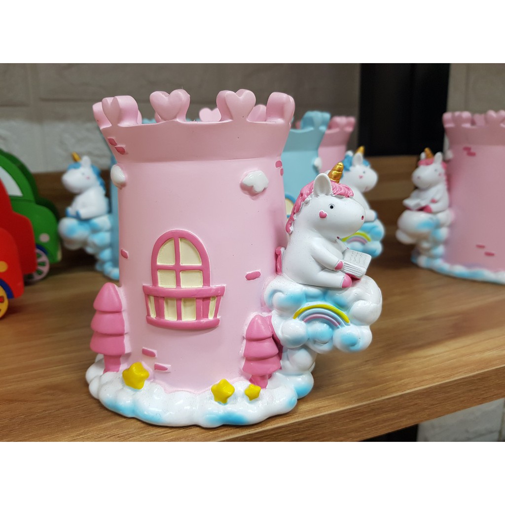 Giỏ cắm bút unicorn