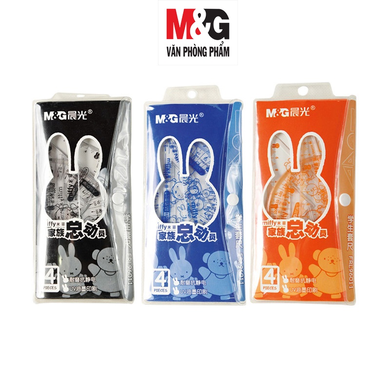 Thước bộ M&G FRL96011 Có hình chú Thỏ dễ thương