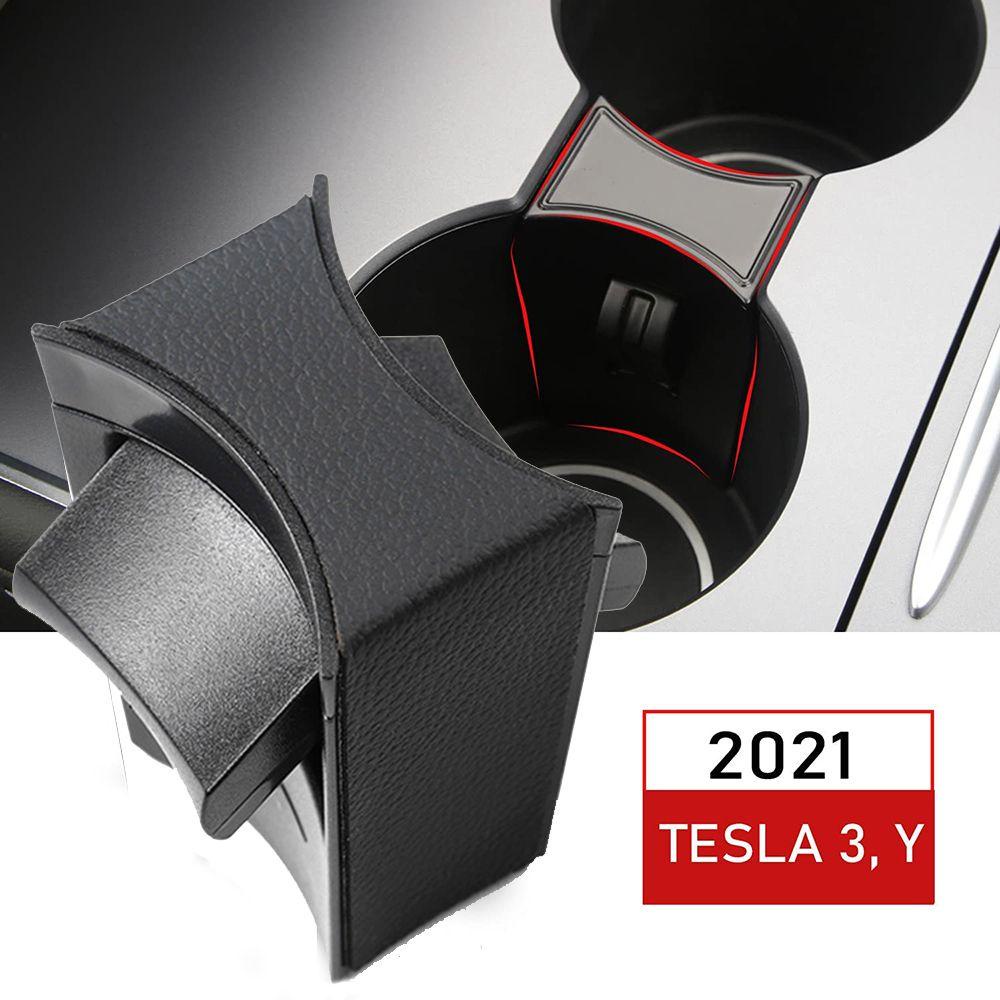 Khay Đựng Cốc Nước Cho Xe Hơi Tesla Model 3 / Y 2021 2022