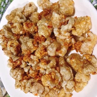 Da heo chiên giòn sốt mắm tỏi ớt 100g