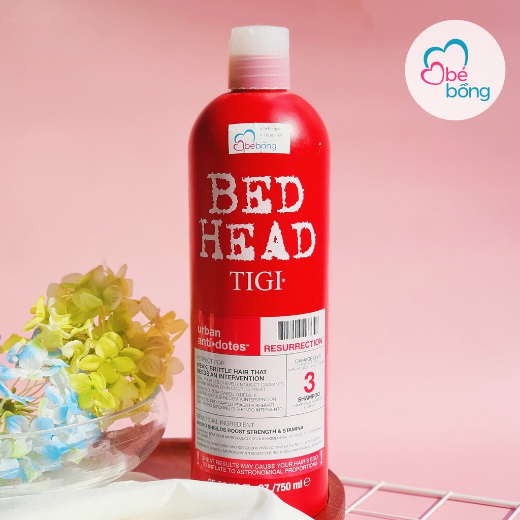 Dầu gội Tigi Bed Head đỏ 750ml