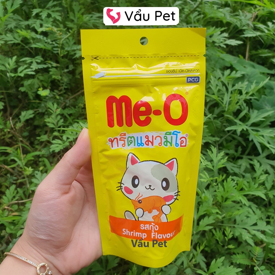 Bánh thưởng cho mèo Me-O 50g - Đồ ăn vặt cho mèo nhập khẩu Thái Lan Vẩu Pet Shop