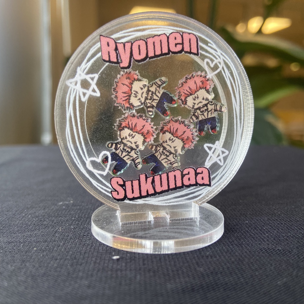 Mô hình đứng Standee Jujutsu Kaisen cầu tuyết anime Wrightz cao 5 cm trang trí góc học tập bàn làm việc