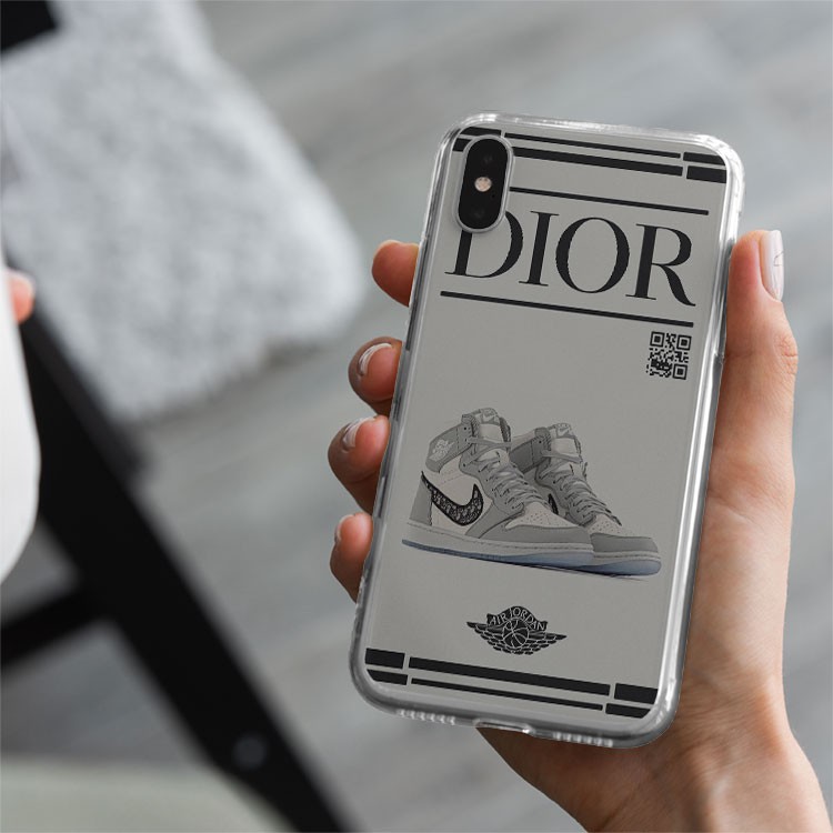 Ốp lưng DIOR NIKE AIR JORDAN cơ bản cho Iphone 5 6 7 8 Plus 11 12 Pro Max X Xr NIKPOD00155