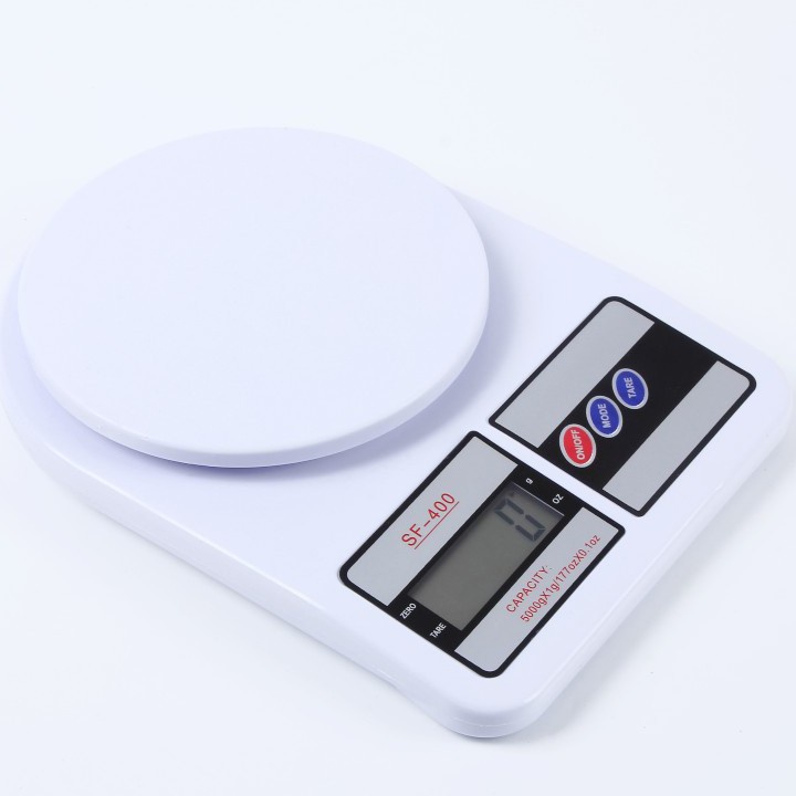 Cân Điện Tử Nhà Bếp SF-400 Loại 7Kg - Cân Để Bàn Nhà Bếp Mini.