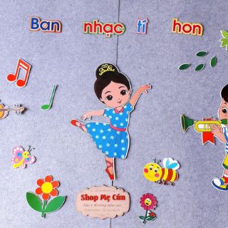 Tranh góc mầm non