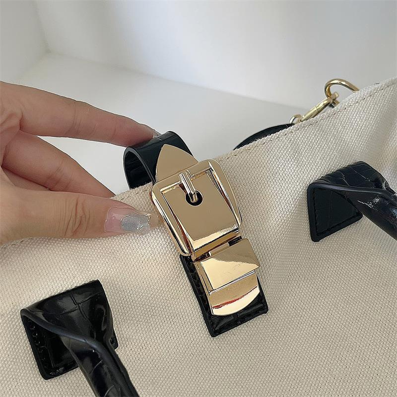 Túi tote IELGY vải canvas cỡ lớn thời trang cho nữ