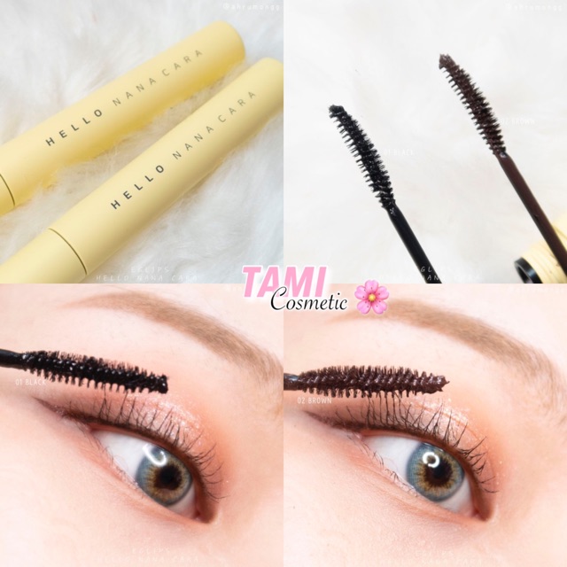 KẺ MẮT NƯỚC EGLIPS HELLO WONDER LINER & MASCARA EGLIPS HELLOW NANA CARA