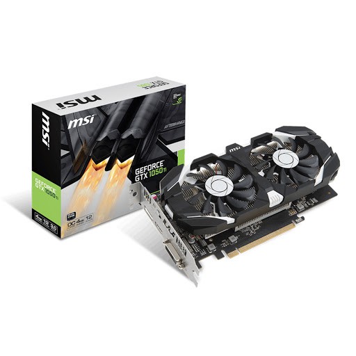 Card màn hình MSI GeForce GTX 1050Ti 4GB GDDR5 OCV1 (GTX-1050-Ti-4GT-OCV1)