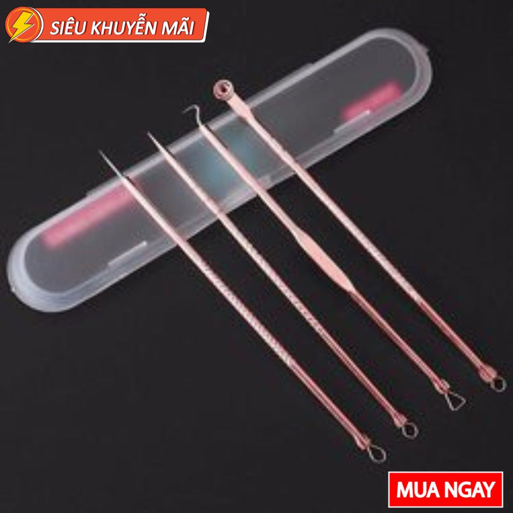 Bộ Dụng Cụ Nặn Mụn Và Lấy Ráy Tai 4 món