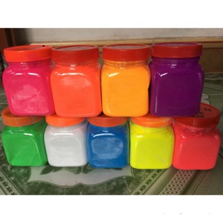 Bột huỳnh quang phát sáng dưới đèn màu hộp 100 gr