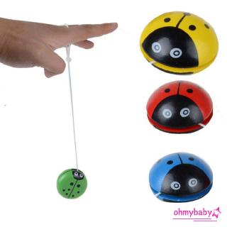 Con Quay Yo-Yo Bằng Gỗ In Hình Bọ Rùa Dễ Thương Cho Bé