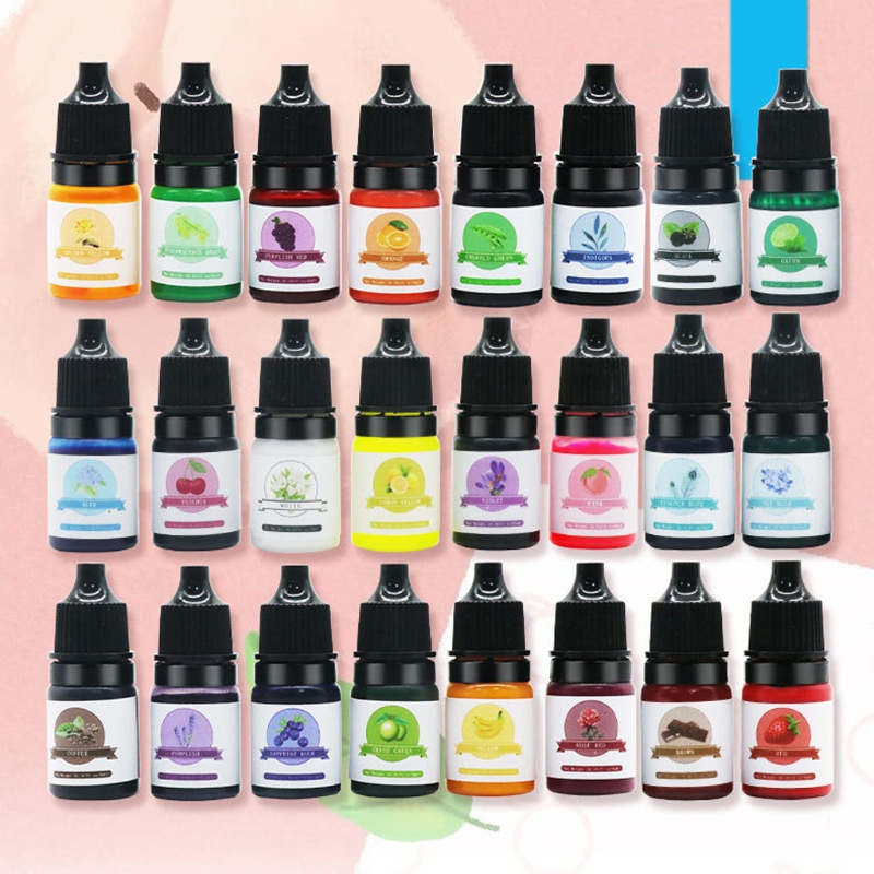 Set 24 lọ màu nhuộm resin epoxy uv trong suốt Timex tiện dụng