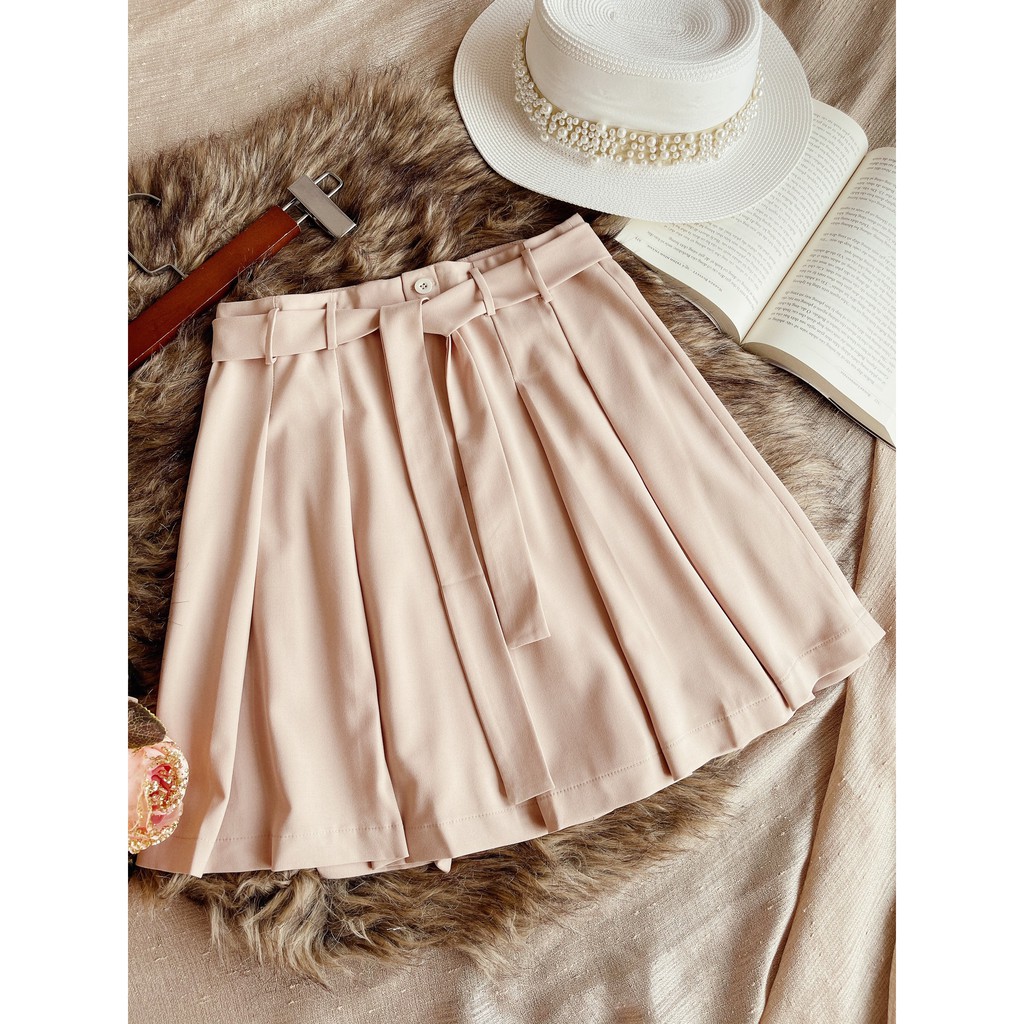 [Mã WASTMAY giảm 15% tối đa 30K đơn 150K] [BÁN LỖ VỐN - HÀNG SALE KHÔNG ĐỔI TRẢ] Quần be giả váy Q191 (KHÔNG KÈM ĐAI)