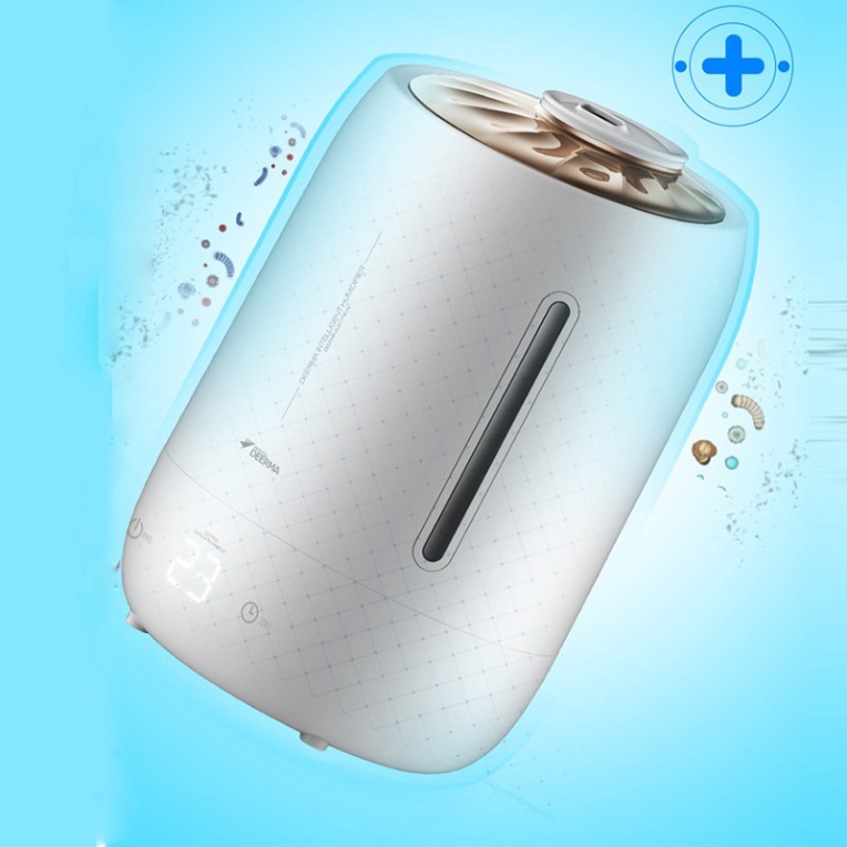 Máy Phun Sương Tạo Ẩm Không Khí DEERMA F600 - Bình Phun Sương 5L, Cảm Ứng hẹn giờ, Công Suất 25W - Bảo Hành 12 Tháng