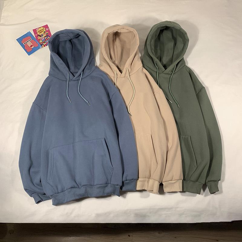 Áo Hoodie Trơn Dáng Rộng Có 4 Màu Sắc Chọn Lựa Thời Trang Dành Cho Nam Giới Có Size M-3xl