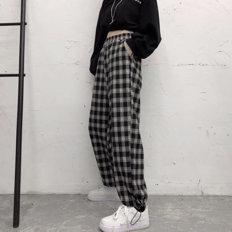 VN Quần Thể Thao Cotton Sọc Ca Rô Thời Trang Cho Nữ 2021 | BigBuy360 - bigbuy360.vn