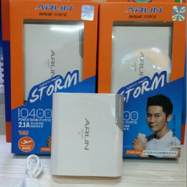 Pin dự phòng ARUN dung lượng 10400