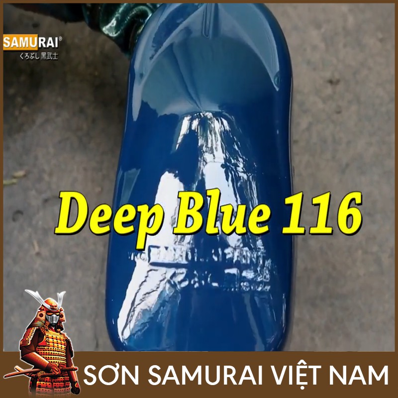 Chai sơn màu xanh đậm 116 Samurai Paint