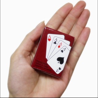 Hộp 2 bộ bài tây poker mini