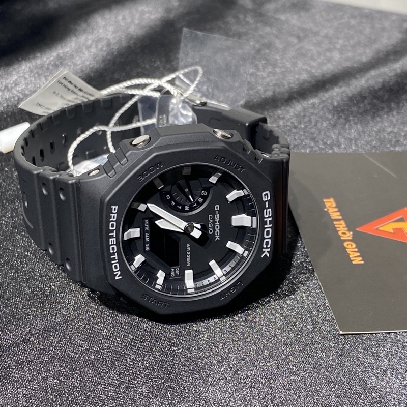 Đồng hồ nam Casio G-shock GA-2100-1A- Kích thước vỏ : 48,5×45,4×11,8mm