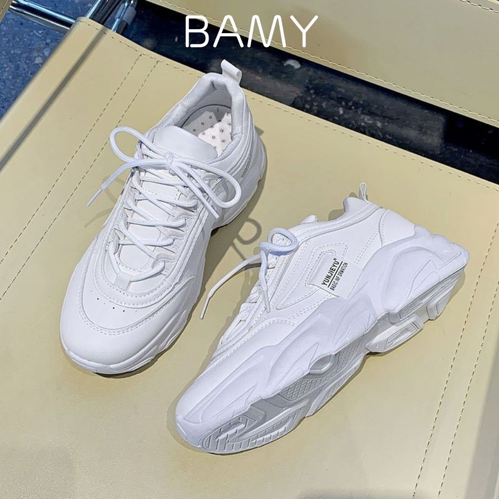 Giày Thể Thao Nữ BAMY Độn Đế S15 Lá