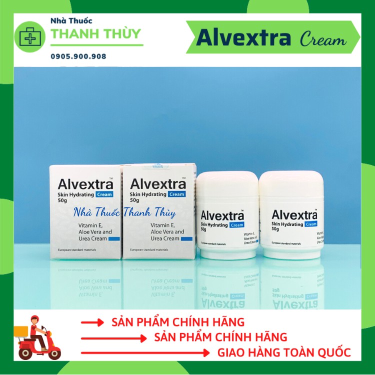 Kem Dưỡng Ẩm Da ALVEXTRA CREAM 50g Giúp Duy Trì Làn Da Tươi Trẻ, Ngăn Ngừa Khô Da Và Ngừa Lão Hóa Da
