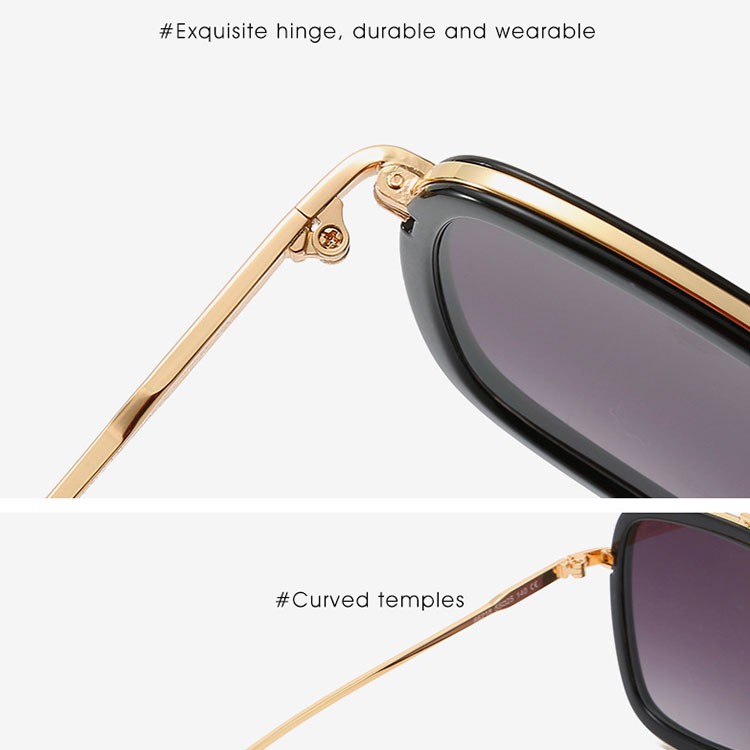 Sẵn Sàng Giao Hàng♥ Kính Mát TONY Stark Kiểu Dáng retro Thời Trang Cao Cấp Cho Nam/ Nữ