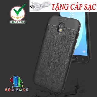 [TẶNG CÁP SẠC] Ốp dẻo Samsung J3 Pro 2017 - J330 vân da chống sốc AutoFocus [CHÍNH HÃNG]