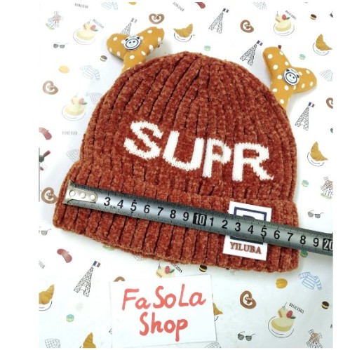 Mũ len tuần lộc SUPR cho bé - mũ len supr cho bé từ 1-3 tuổi - MS10