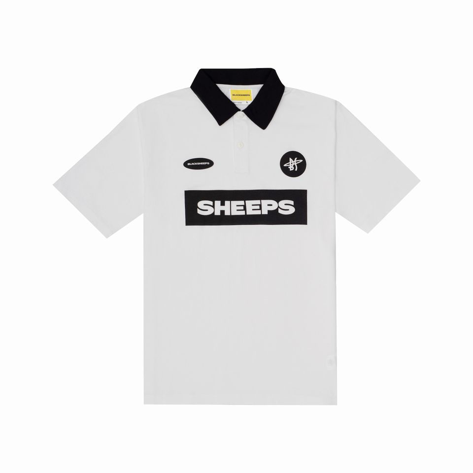 Áo Thun Tay Ngắn aka BLACKSHEEPS POLO SS TEE - WHITE