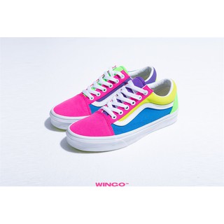 (Giày chính hãng) Vans Old Skool Neon Color - Block