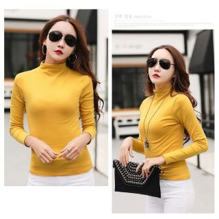 Áo Giữ Nhiệt Nữ - Cổ 3 Phân - Lót Nỉ- sỉ 2x