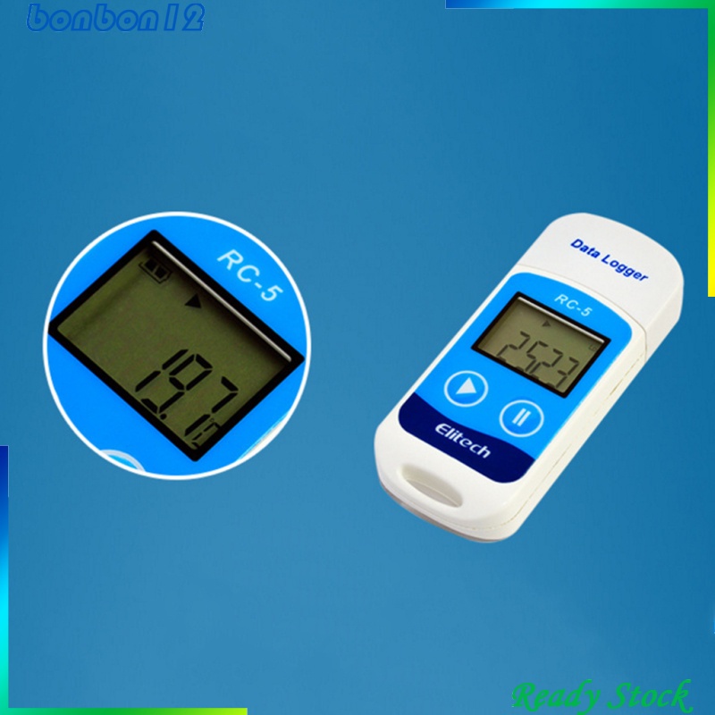 Máy ghi dữ liệu nhiệt độ Elitech Rc-5 mini màn hình LCD