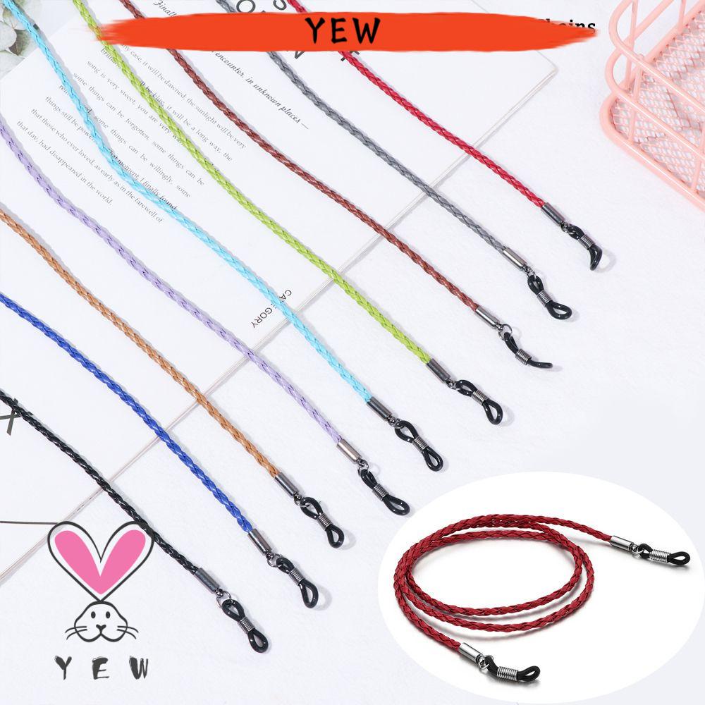 Dây Đeo Mắt Kính Bằng Da Chống Trượt Siêu Nhẹ Màu Sắc Thời Trang