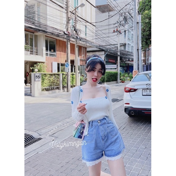 SÉT ÁO LEN CẶP HOA NỔI ĐIỆU ĐÀ QUẢNG CHÂU MS16552