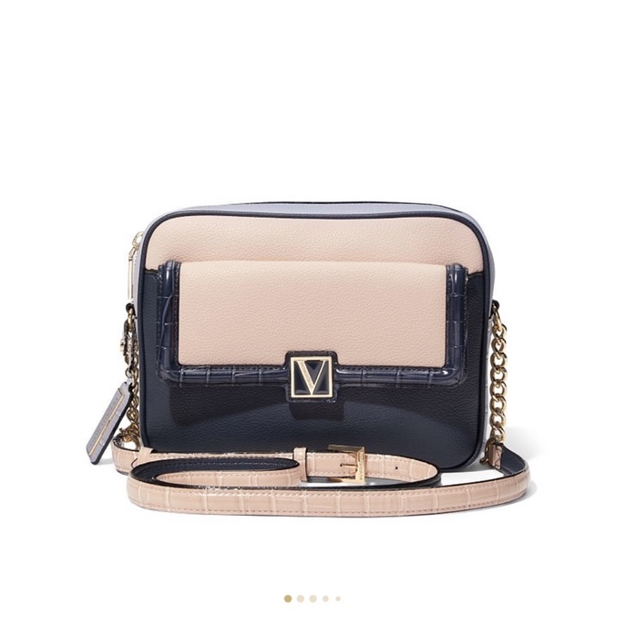( Auth + Ảnh thật ) Túi đeo chéo phối 3 màu Victoria’s Secret - The Victoria Pocket Crossbody