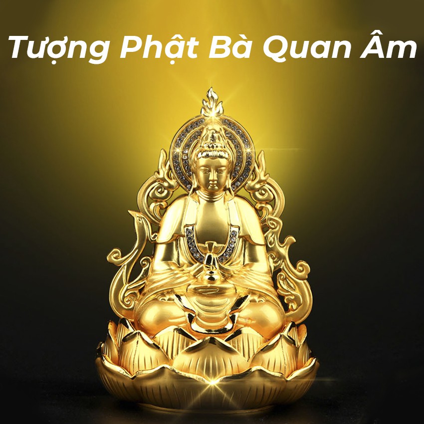 Tượng Phật Bà Quan Âm Dát Vàng, Tượng Quan Âm Bồ Tát Để Xe Ô tô