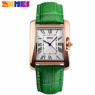 Đồng Hồ Nữ Skmei 1085 Dây Da (Có 3 Màu: Đen, Nâu, Xanh Lá)